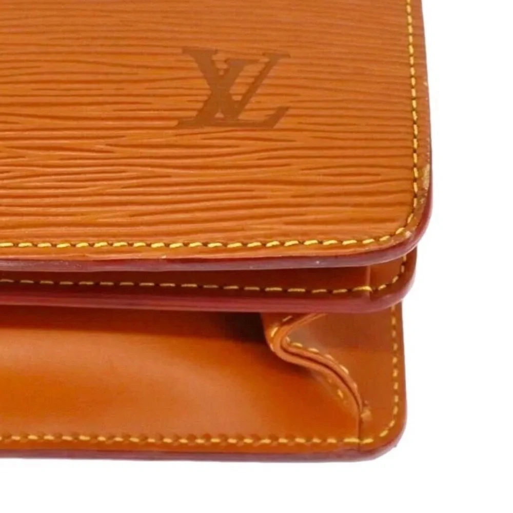 LOUIS VUITTON Ambassador Business Briefcase Cipango Gold Epi Leather Laptop Bag